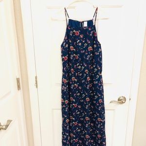 Beautiful blue cover strap maxi gown